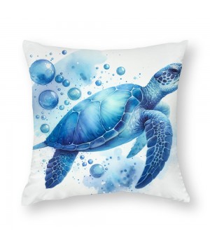 Ulloord Sea Turtle Throw pillow Cover Summer Ocean Beach Theme Decor Cushion Case Super Soft Marine Animals Decorative pillow Covers for Home Sofa Couch