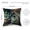 Ulloord Vintage Flower with Decorative Throw pillow Covers Farmhouse pillow Cases Cushion Covers Toss Throw pillowcasefor Living Room/Couch/Bed