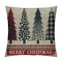 Ulloord Farmhouse Christmas pillow Covers Country Christmas Decorations Black and White Buffalo Plaid Throw pillow Cushion Cover Winter Holiday Home Decor