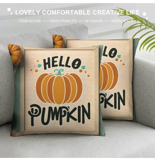 Ulloord Fall Decor pillow Covers Pumpkin Farmhouse Decorations Throw Cushion Case for Fall Thanksgiving Home Decorative pillows