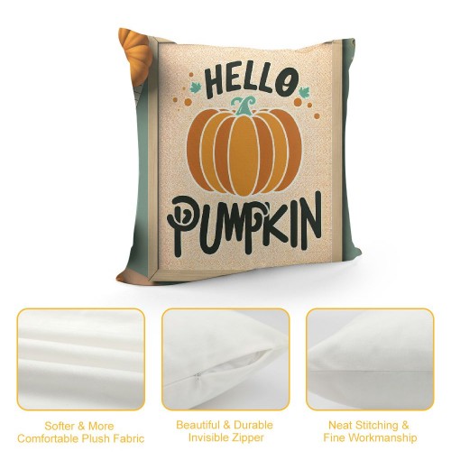 Ulloord Fall Decor pillow Covers Pumpkin Farmhouse Decorations Throw Cushion Case for Fall Thanksgiving Home Decorative pillows