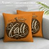 Ulloord Fall pillow Covers Farmhouse Decorations Orange Stripes Outdoor Autumn pillows Decorative Throw Cushion Case for Home Couch Decor