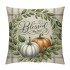 Ulloord  Fall pillow Covers Thanksgiving Gray Buffalo Check Farmhouse Decorations Blue Pumpkin Outdoor Autumn Farm pillows Decorative Throw Cushion Case for Home Decor