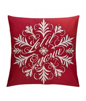 Ulloord Red Christmas pillow Covers Farmhouse Christmas Decorations Merry Christmas Winter Holiday Decor Throw Cushion Case for Home Couch