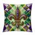 Ulloord Mardi Gras pillow Covers Spring Farmhouse Decor Truck Holiday Decorations Throw Cushion Case for Home Decorations