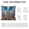 Ulloord Teal Christmas pillow Covers Farmhouse Christmas Decorations Snowman with Floral Wreath with Winter Holiday Decor for Home 