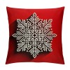 Ulloord Red White Soft Christmas pillow Covers Farmhouse Christmas Decorations Merry Christmas Winter Holiday Decor for Home Couch