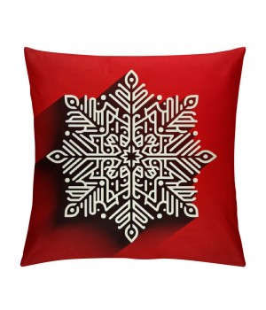 Ulloord Red White Soft Christmas pillow Covers Farmhouse Christmas Decorations Merry Christmas Winter Holiday Decor for Home Couch