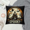 Ulloord Halloween Decor pillow Covers Halloween Decorations Farmhouse Saying Orange Black Outdoor Fall pillows Decorative Throw Cushion Case for Home Couch