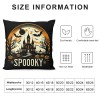 Ulloord Halloween Decor pillow Covers Halloween Decorations Farmhouse Saying Orange Black Outdoor Fall pillows Decorative Throw Cushion Case for Home Couch