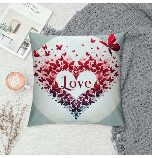 Ulloord Valentines Day pillow Covers Spring Farmhouse Decor Holiday Decorations Throw Cushion Case for Home Decorations