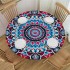 Shangniulu Round Table cover, Pattern Decorative Style, Great for Buffet Tables, Parties, Holiday Dinners and More