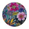 Shangniulu Boho Round Table cover, Bohemian Colorful Flowers Botanical, Suitable for Wedding Party Polyester Reception Banquet Event Kitchen Dining