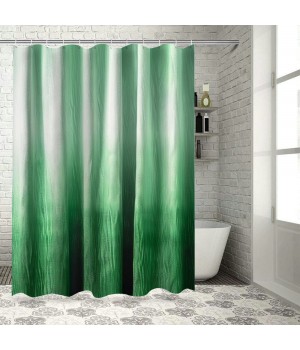 Shangniulu Green Shower Curtain, Shower Curtains for Bathroom, Waterproof Shower Curtains Comes with Hooks