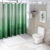 Shangniulu Green Shower Curtain, Shower Curtains for Bathroom, Waterproof Shower Curtains Comes with Hooks