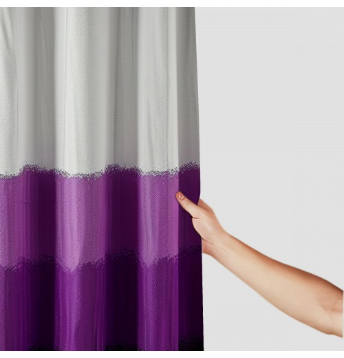 Shangniulu Purple Shower Curtain, Shower Curtains for Bathroom, Waterproof Shower Curtains Comes with Hooks