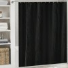 Shangniulu Black Shower Curtain, Shower Curtains for Bathroom, Waterproof Shower Curtains Comes with Hooks