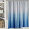 Shangniulu Blue Shower Curtain, Shower Curtains for Bathroom, Waterproof Shower Curtains Comes with Hooks