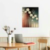 QKZF Wall Art Hanging Pictures Canvas Wall Art Modern Grace Abstract Flowers Artwork for Living Room Bedroom Home Decorations Wall Decor