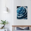 QKZF Canvas Wall Art Floral Pictures Wall Decor Flower Bloom Painting Print Flowers Artwork for Bathroom Bedroom Office Living Room Paintings Decorations Ready to Hang