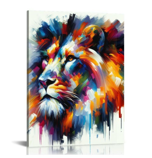 QKZF Wall Art Canvas Wall Art Printed on Canvas Picture Cool Artwork Gift Framed For Bathroom Living Room Bedroom Office Ready to Hang