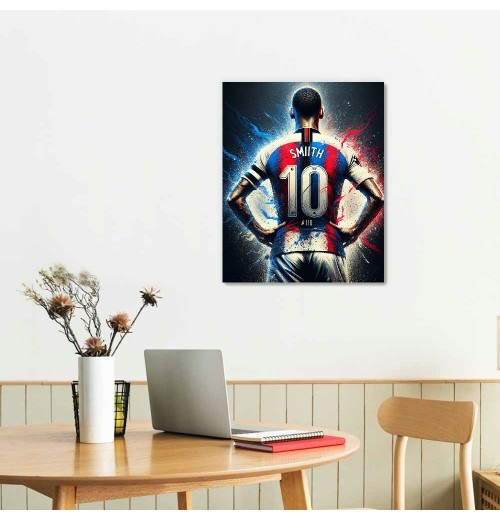 QKZF Soccer Picture Poster Canvas Wall Art Decor Poster And Wall Art Picture Print Modern Family Bedroom Decor Posters