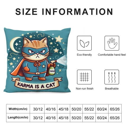 PHYHOO Cute Cat Throw pillow Covers Inspired Music Lover Gifts Fan Singer Merch for Women Cat Mom Teacher pillow Covers Home Office Couch Sofa Bed Living Room Decor