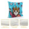 PHYHOO Gifts for Girls Cat Gifts for Cute Cat Throw pillow Covers Fan Singer for pillow Covers for Sofa Bed