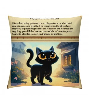 PHYHOO Funny Cat Gifts, Black Cat Mom Gifts, , Cat Gifts for , Cat Gifts for Women, Throw pillowcase Flannel Sofa Couch Decorative Cushion Case