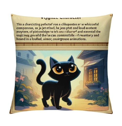 PHYHOO Funny Cat Gifts, Black Cat Mom Gifts, , Cat Gifts for , Cat Gifts for Women, Throw pillowcase Flannel Sofa Couch Decorative Cushion Case