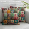 PHYHOO Short Plush pillow Covers,Seamless Double-Sided Print Square Cushion Cases for Sofa Bedroom Car Decorative