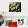 QKZF Canvas Wall Art for Living Room Decor, Vintage Floral Painting Wall Art Prints Rustic Farmhouse Bedroom Bathroom Decor