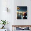 QKZF Canvas Wall Art,Basketball Court Print Canvas Painting for Bedroom Living Room Kitchen Bathroom Corridor Dining Room Hotel Decor