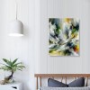 QKZF Abstract Wall Art for Living Room, Abstract Canvas Wall Art Handmade Textured Artwork Modern Wall Decor Pictures Hanging Poster Bathroom Bedroom Home Office