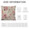 PHYHOO Throw pillows Covers Daisy Throw pillow Cover Outdoor Decorative Linen Farmhouse Decor Cushion Covers for Home Sofa Bed Couch 18X18Inch