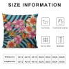 PHYHOO Decorative Throw pillow Covers Bohem Vivid Color Throw pillow Cover pillow Covers Modern Farmhouse Home Decor for Sofa Living Room Couch Bed 18X18 Inch