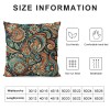 PHYHOO Short Plush pillow Covers, Colour Printing Square pillowcase Double-Sided No Inserts for Bedroom Living Room Sofa Decoration