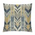 PHYHOO Short Plush pillow Covers Farmhouse Spring Summer Gray Blue Gold Yellow Indigo Modern Geometric Square pillow Case for Bedroom, Sofa, Car Decoration Both Sides