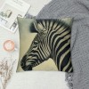 PHYHOO Short Plush pillow Covers Animal Vivid Head Square pillow Case for Bedroom, Sofa, Car Decoration Both Sides