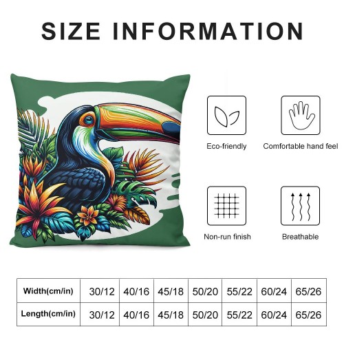 PHYHOO Short Plush pillow Covers Square pillow Case for Bedroom, Sofa, Car Decoration Both Sides