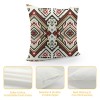 PHYHOO Short Plush pillow Covers Colorful Rhombus Geometric Fill Pattern Square pillow Case for Bedroom, Sofa, Car Decoration Both Sides