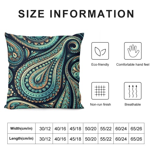 PHYHOO Short Plush pillow Covers Fashion Printed Square pillow Case for Bedroom, Sofa, Car Decoration Both Sides