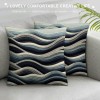 PHYHOO Short Plush pillow Covers Fashion Stripe Square pillow Case for Bedroom, Sofa, Car Decoration Both Sides