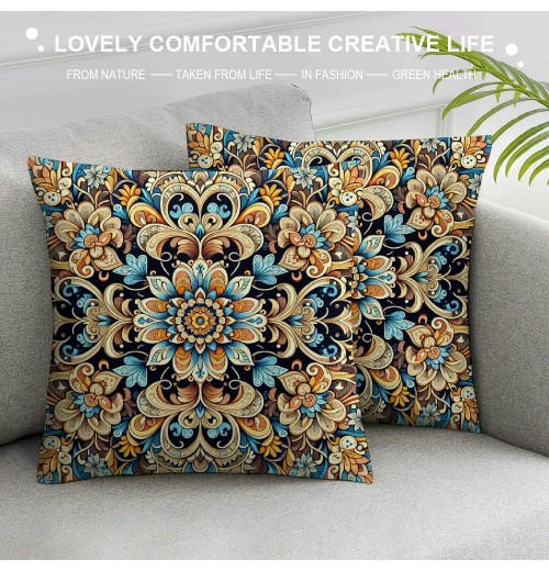 PHYHOO &nbsp;Printing Decorative pillow Covers, Short Plush Square pillow Covers for Sofa Bedroom Throw pillow Covers