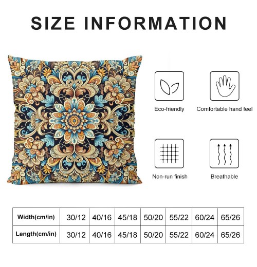 PHYHOO &nbsp;Printing Decorative pillow Covers, Short Plush Square pillow Covers for Sofa Bedroom Throw pillow Covers