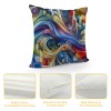 PHYHOO Short Plush pillow Covers Fashion Printed Square pillow Case for Bedroom, Sofa, Car Decoration Both Sides